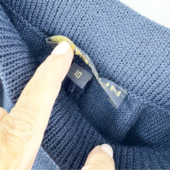 ✅ St. John BASICS Separates Full Cut Walking Shorts in Navy SIZE 10 WITH POCKETS - Picture 2 of 7